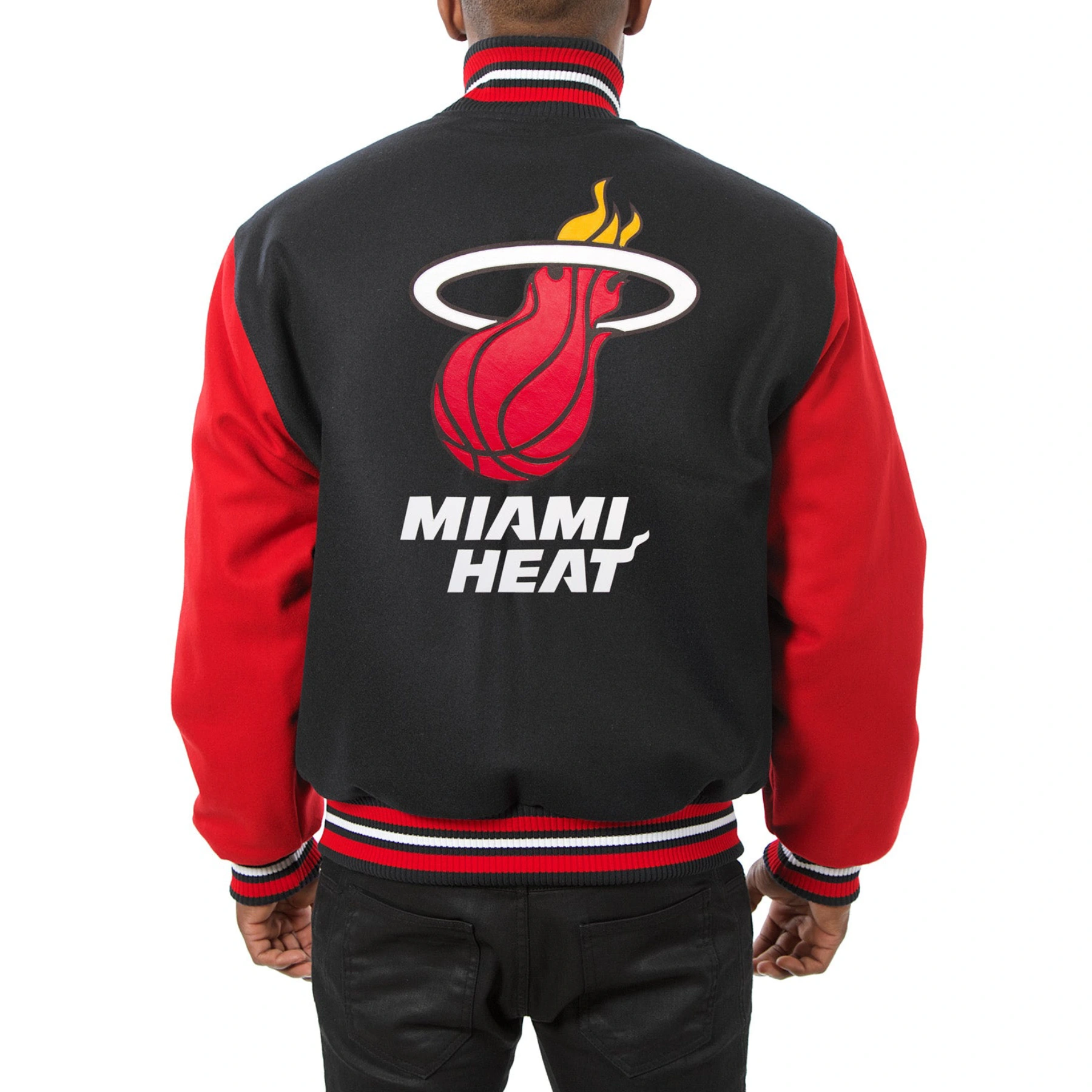 Miami-Heat-Two-Tone-Wool-Varsity-Jacket-Black-Red-1