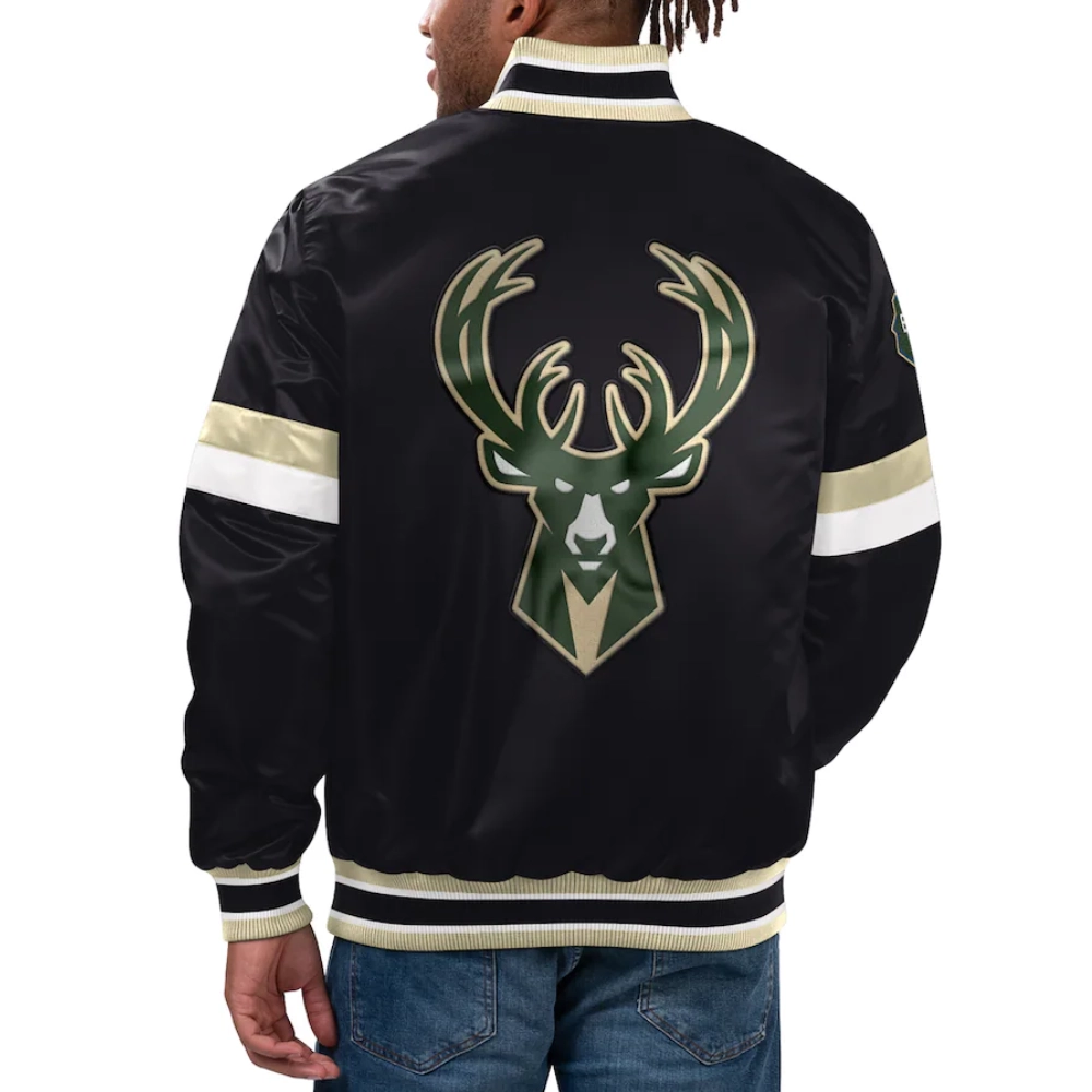 Milwaukee-Bucks-Home-Game-Satin-Varsity-Jacket-Black