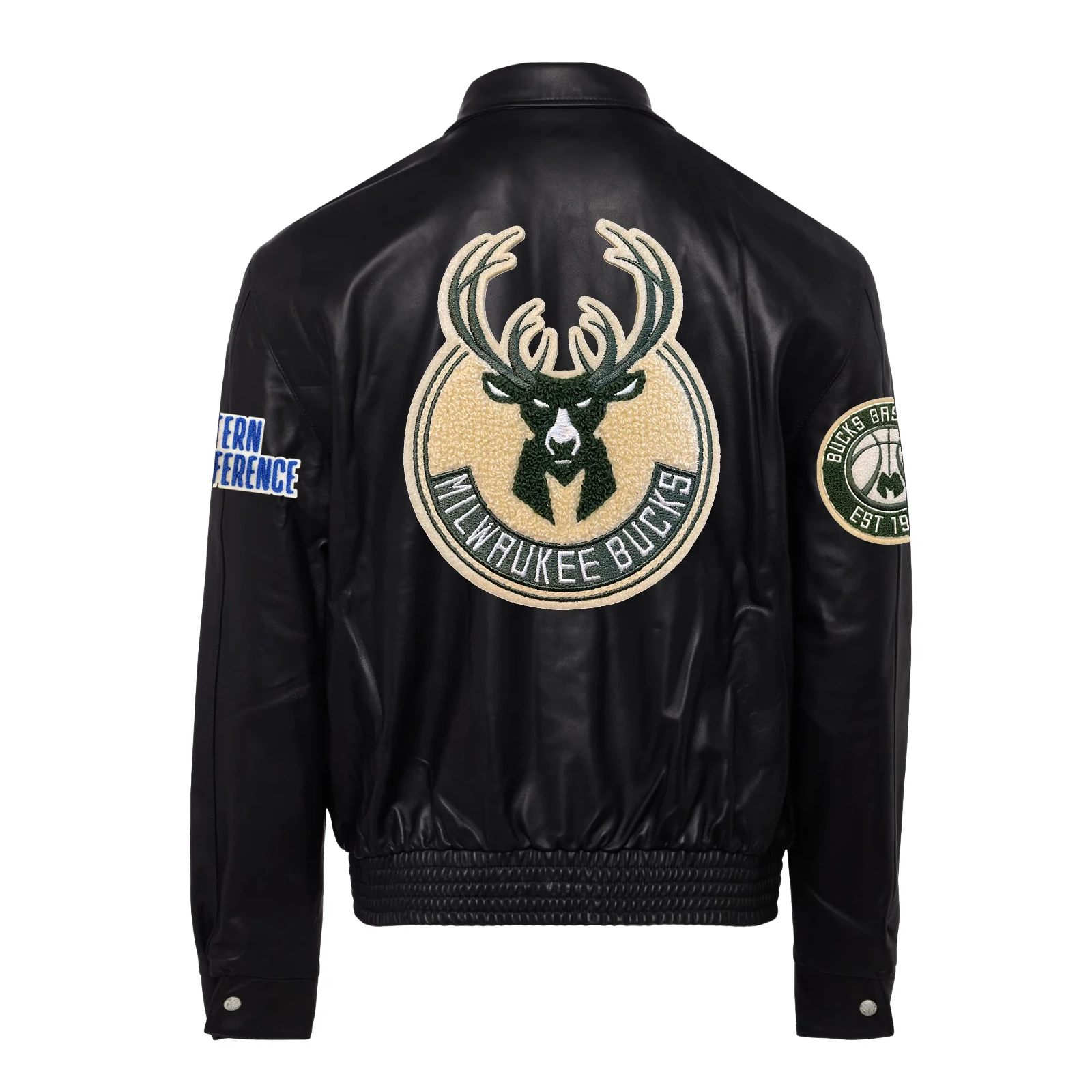 Milwaukee-Bucks-Jeff-Hamilton-Full-Leather-Jacket-Black-2