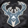 Milwaukee-Bucks-Script-Tail-Full-Snap-Satin-Varsity-Jacket-Black-2