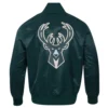 Milwaukee-Bucks-Script-Tail-Full-Snap-Satin-Varsity-Jacket-Green-3