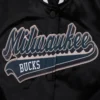 Milwaukee-Bucks-Script-Tail-Womens-Full-Snap-Satin-Varsity-Jacket-Black-2
