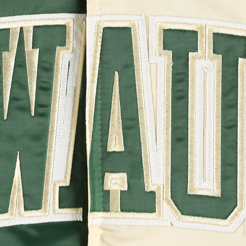 Milwaukee-Bucks-Starter-Fast-Break-Satin-Varsity-Jacket-Green-Cream-3