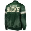 Milwaukee-Bucks-Starter-Hunter-Pick-Roll-Green-Satin-Varsity-Jacket-2