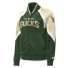Milwaukee-Bucks-Starter-Slam-Dunk-Raglan-Full-Zip-Track-Hunter-Green-Varsity-Jacket-1