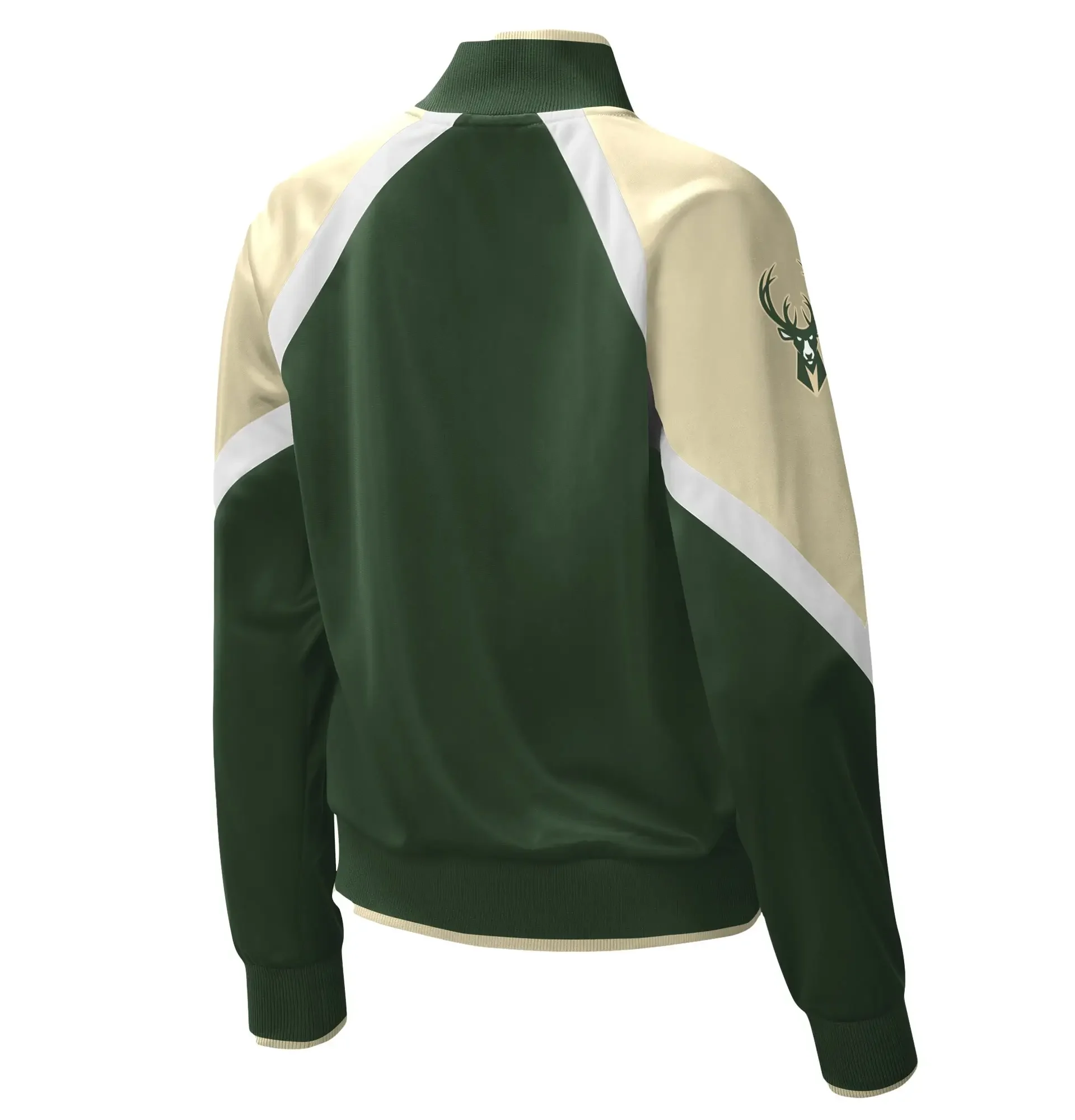 Milwaukee-Bucks-Starter-Slam-Dunk-Raglan-Full-Zip-Track-Hunter-Green-Varsity-Jacket-2