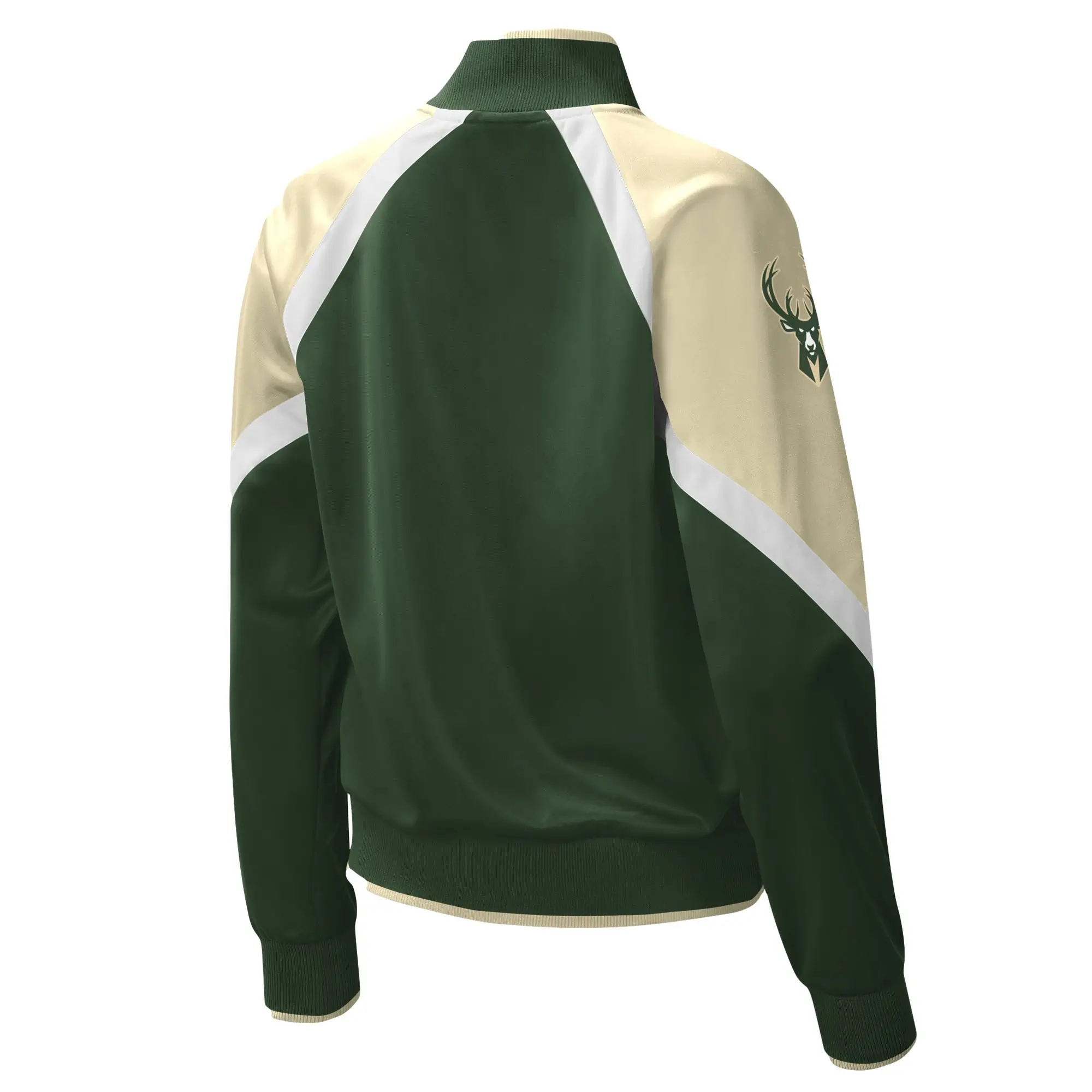 Milwaukee-Bucks-Starter-Slam-Dunk-Raglan-Full-Zip-Track-Hunter-Green-Varsity-Jacket-2