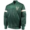 Milwaukee-Bucks-Starter-The-Champ-Hunter-Green-Satin-Varsity-Jacket-1
