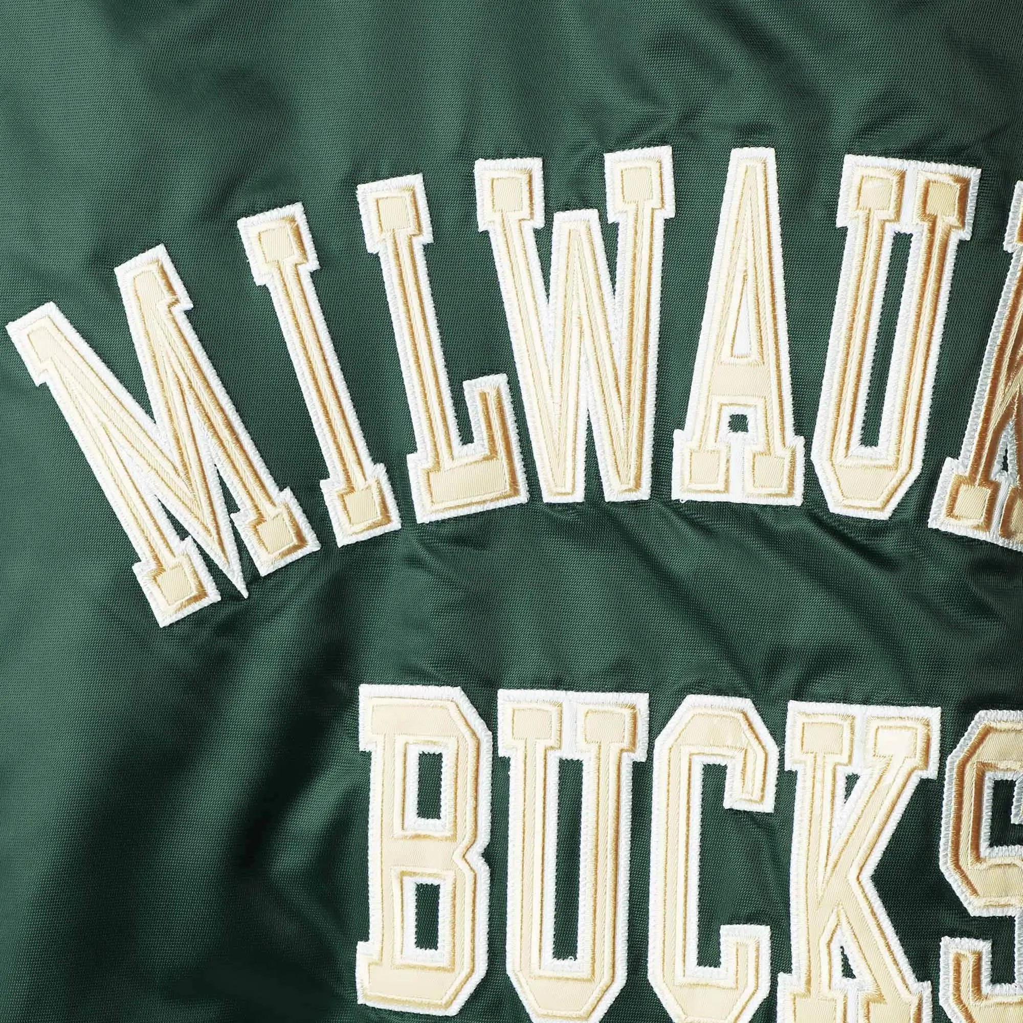 Milwaukee-Bucks-Starter-The-Champ-Hunter-Green-Satin-Varsity-Jacket-4
