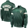 Milwaukee-Bucks-Starter-The-Champ-Hunter-Green-Satin-Varsity-Jacket-5