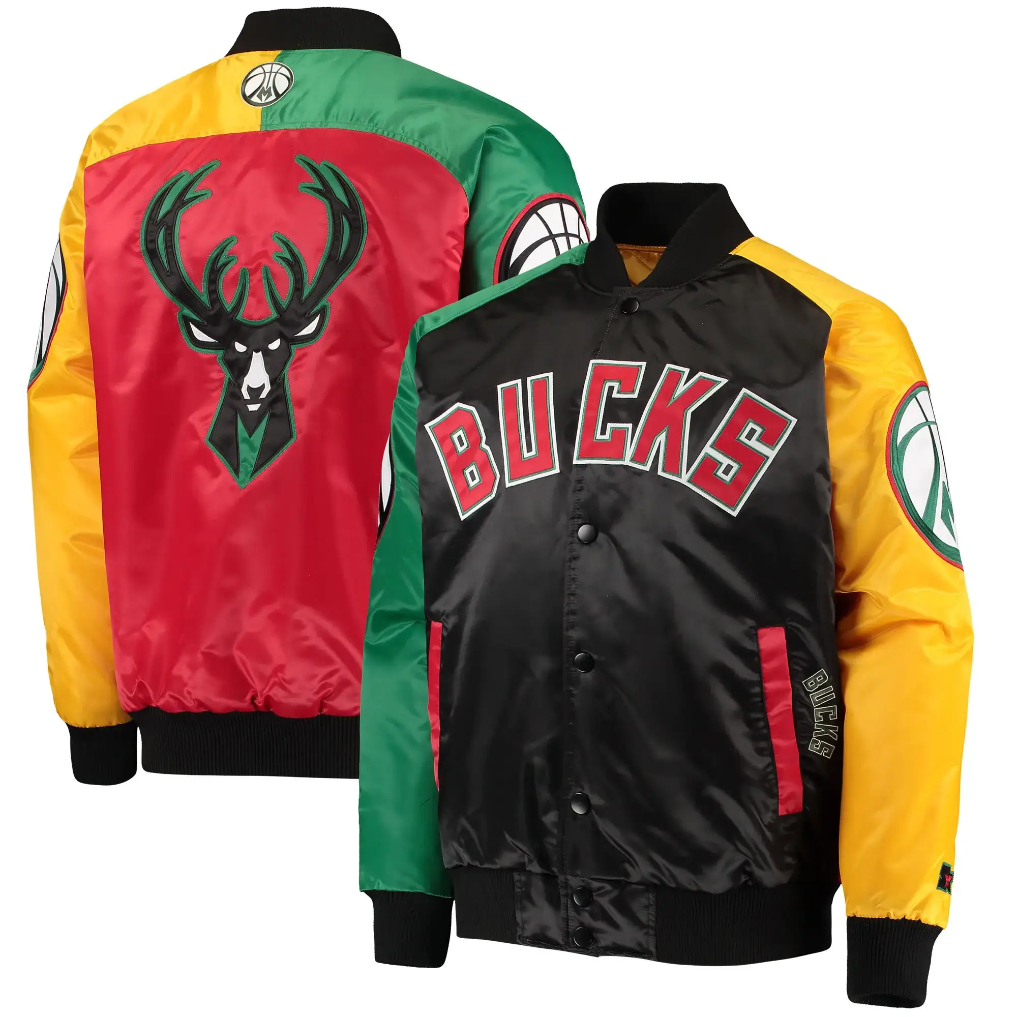 Milwaukee-Bucks-Starter-X-Ty-Mopkins-Multi-Color-Satin-Varsity-Jacket-4