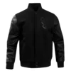 Milwaukee-Bucks-Triple-Black-Wool-Leather-Varsity-Jacket
