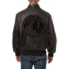 Minnesota-Timberwolves-Full-Leather-Bomber-Varsity-Jacket-Black-2