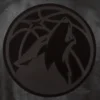 Full Leather Varsity Jacket - Minnesota Timberwolves Black Bomber - Image 2