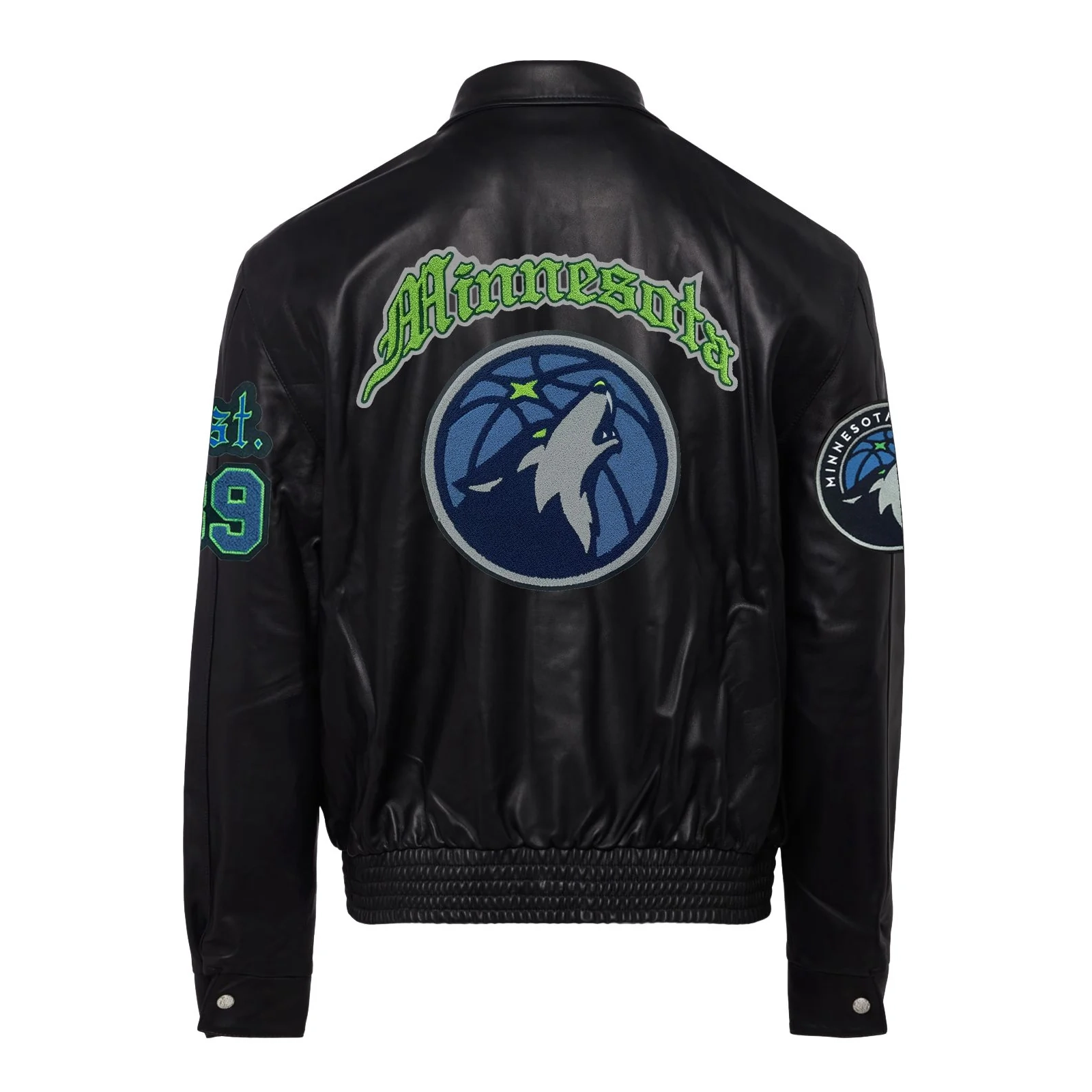 Minnesota-Timberwolves-Jeff-Hamilton-Full-Leather-Jacket-Black-2