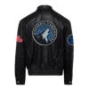 Minnesota-Timberwolves-Jeff-Hamilton-Logo-Full-Leather-Jacket-Black-2
