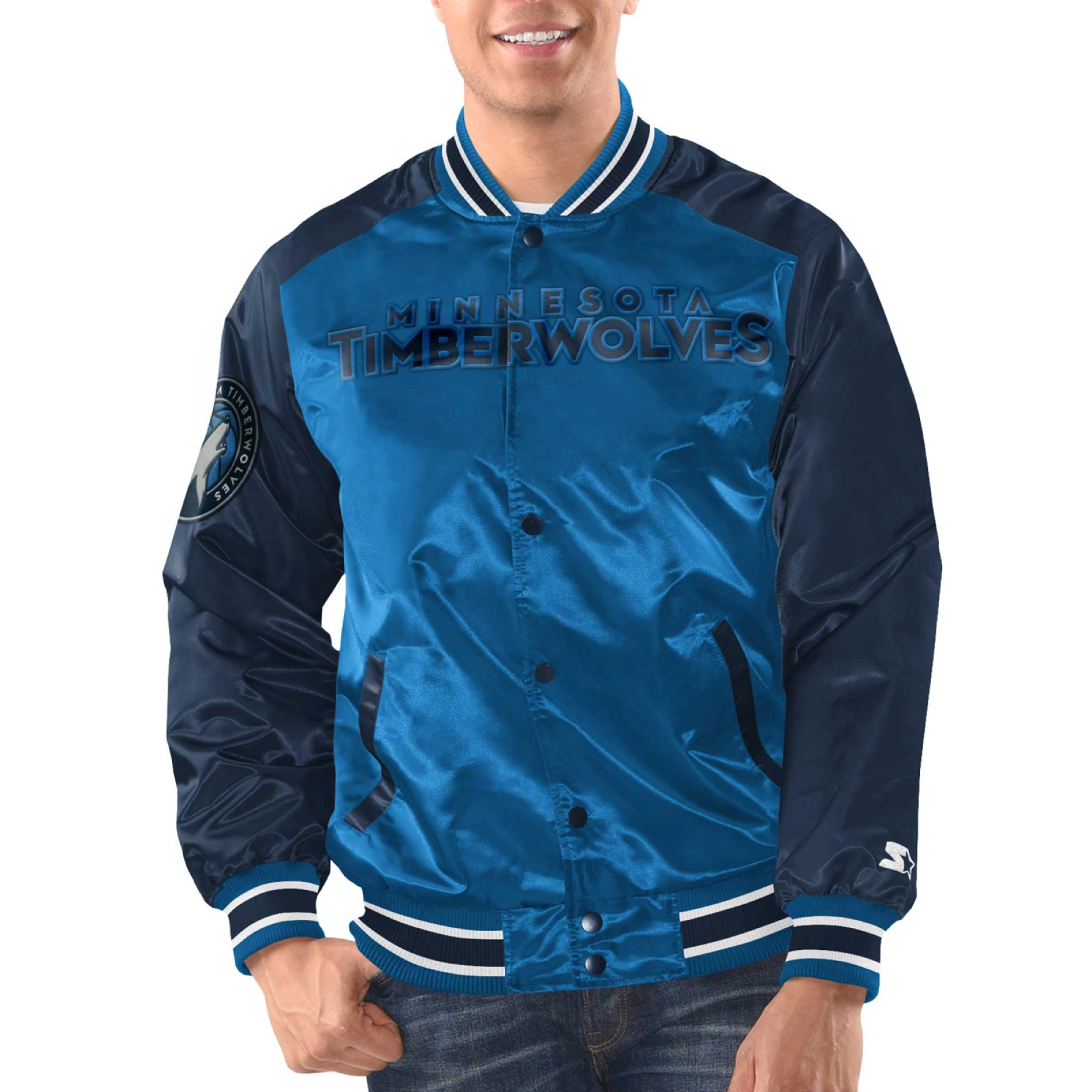 Minnesota-Timberwolves-Renegade-Satin-Varsity-Jacket-Blue-Navy-1