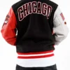 NBA-Chicago-Bulls-Black-Red-Varsity-Jacket-4