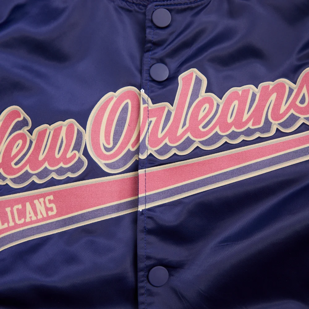 New-Orleans-Pelicans-Pro-Standard-Script-Tail-Navy-Satin-Varsity-Jacket-8