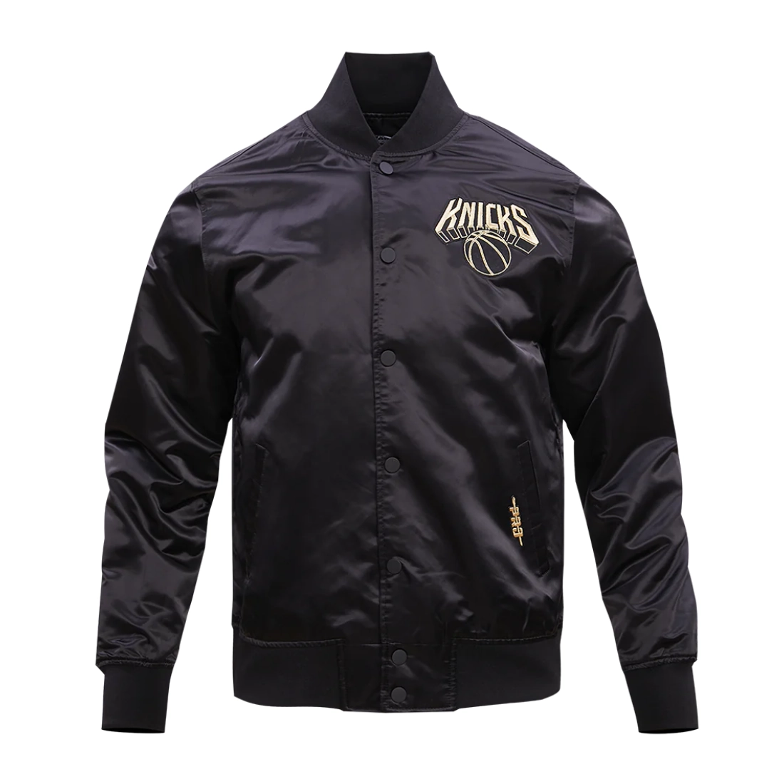 New-York-Knicks-Black-Gold-Full-Snap-Satin-Varsity-Jacket-Black-1