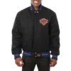 New-York-Knicks-Handmade-Wool-Varsity-Jacket-Black-1