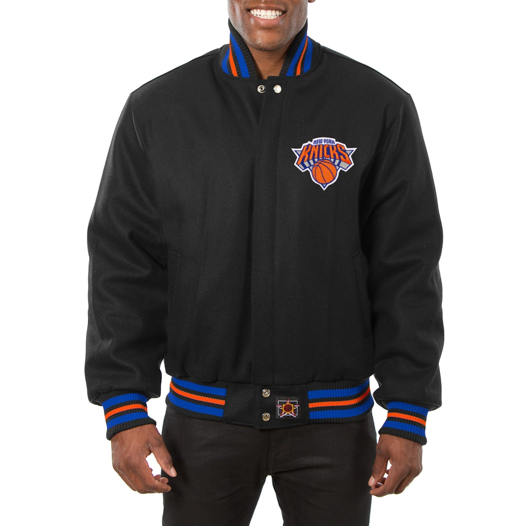 New-York-Knicks-Handmade-Wool-Varsity-Jacket-Black-1