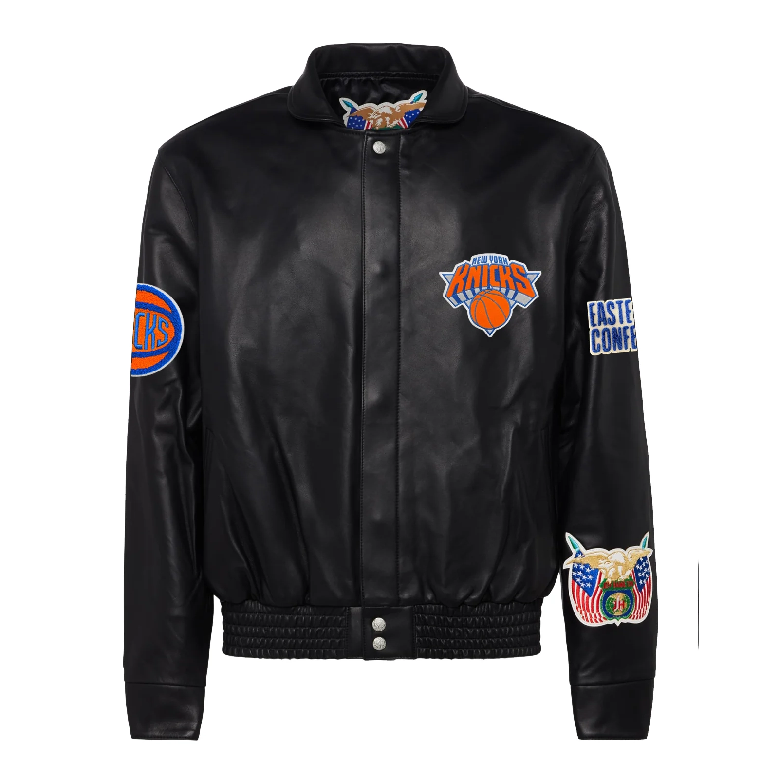 New-York-Knicks-Jeff-Hamilton-Full-Leather-Jacket-Black-1
