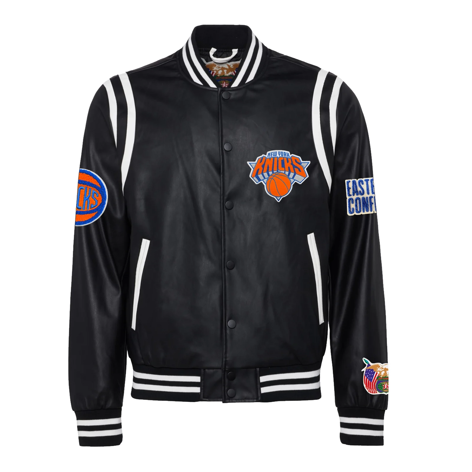 New-York-Knicks-Leather-Varsity-Jacket-Black-1