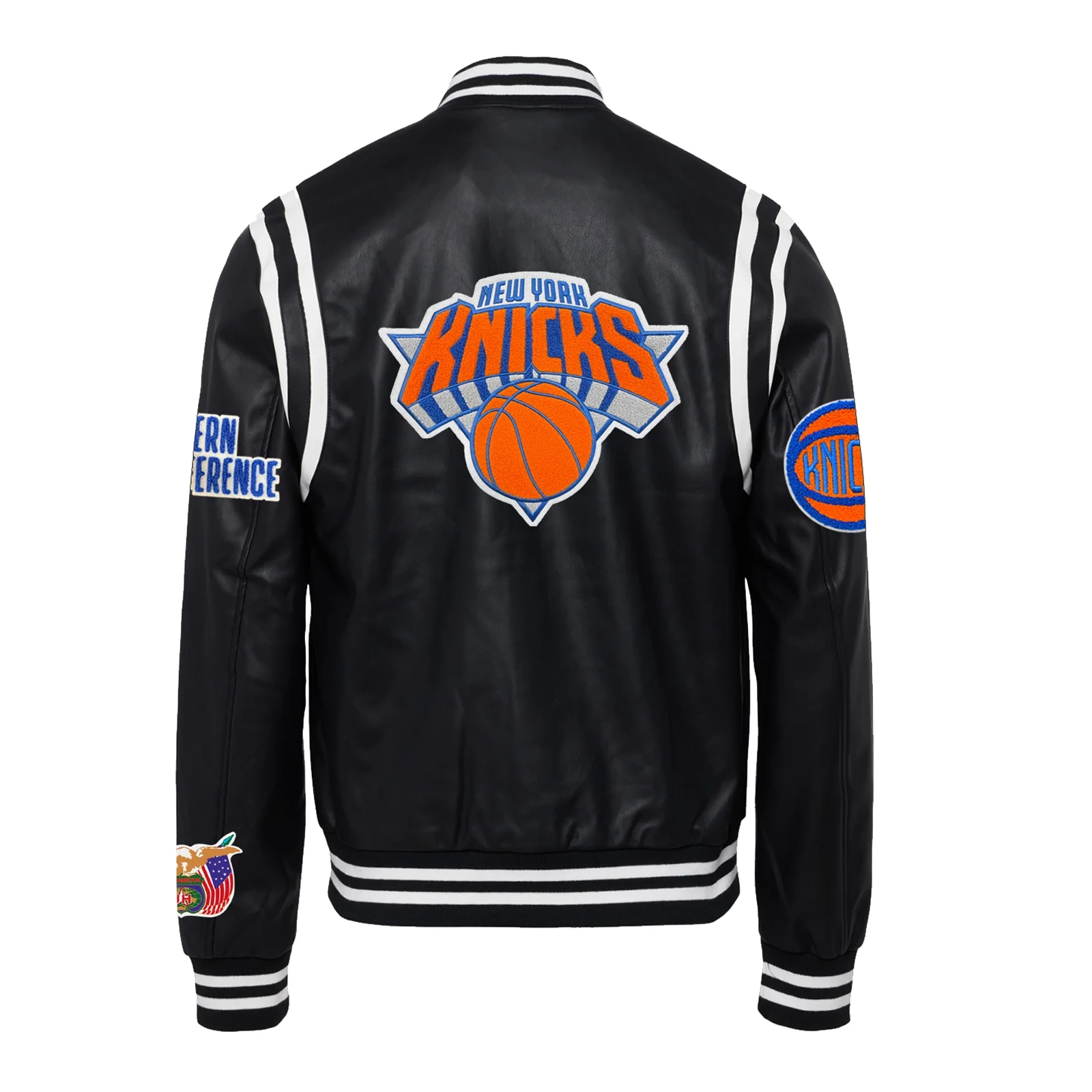 New-York-Knicks-Leather-Varsity-Jacket-Black-2