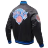 New-York-Knicks-Script-Tail-Ribbed-Knitted-Satin-Varsity-Jacket-Black-3
