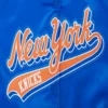 New-York-Knicks-Script-Tail-Womens-Full-Snap-Satin-Varsity-Jacket-Blue-2