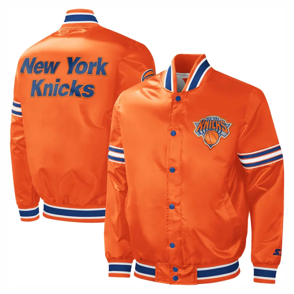 New-York-Knicks-Slider-Full-Snap-Satin-Varsity-Jacket-Orange-1