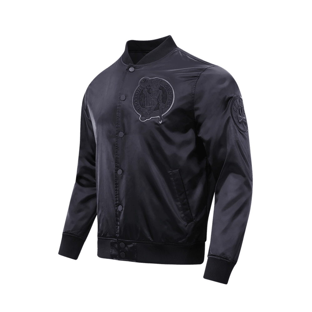 New-York-Yankees-Triple-Black-Full-Snap-Satin-Varsity-Jacket-1