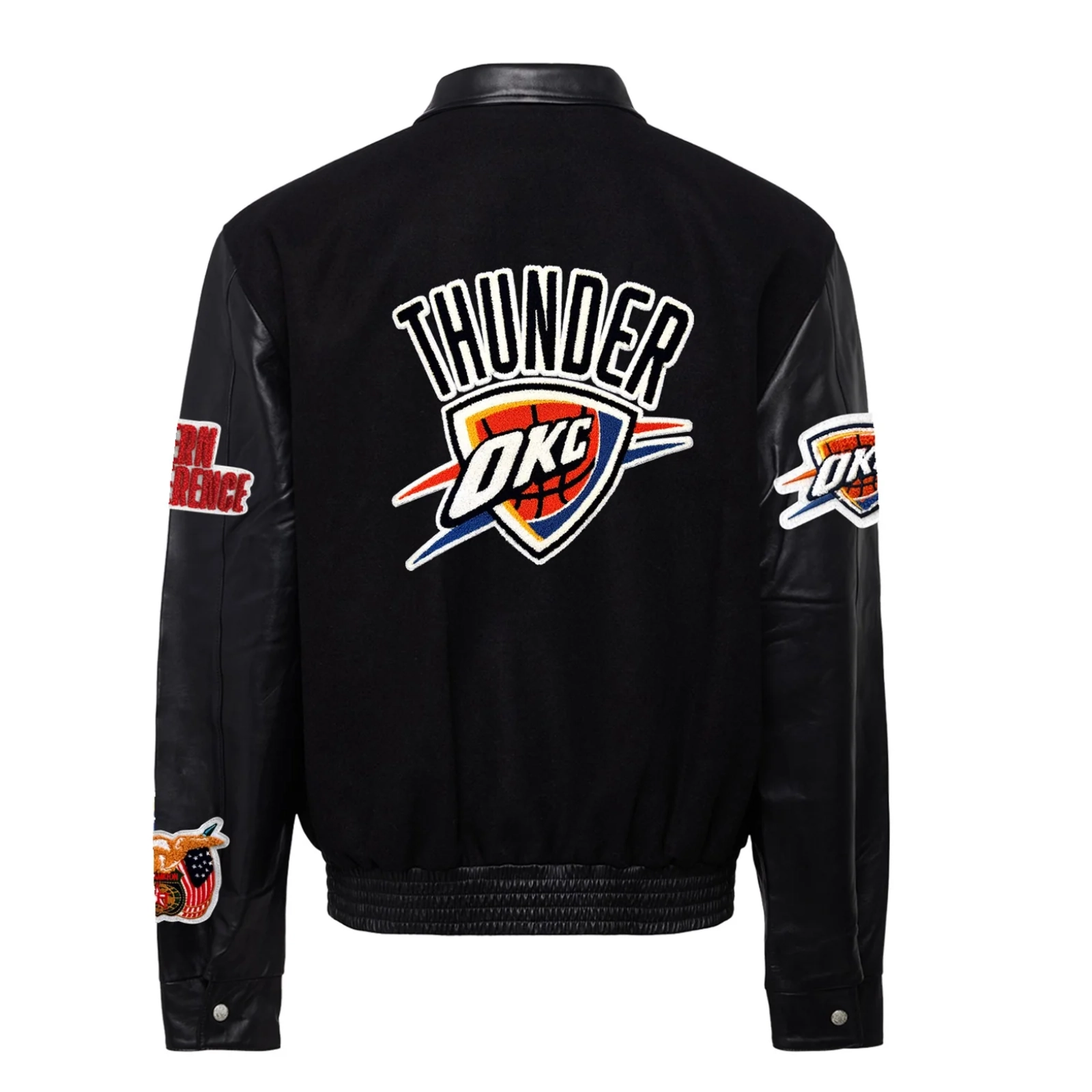 Oklahoma-City-Thunder-Full-Real-Wool-Leather-Varsity-Jacket-Black-1