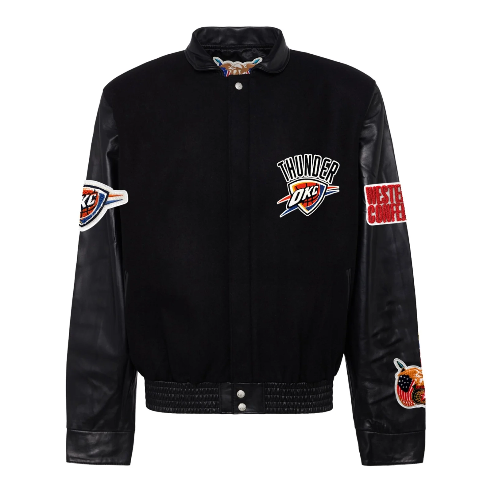 Oklahoma-City-Thunder-Full-Real-Wool-Leather-Varsity-Jacket-Black-2