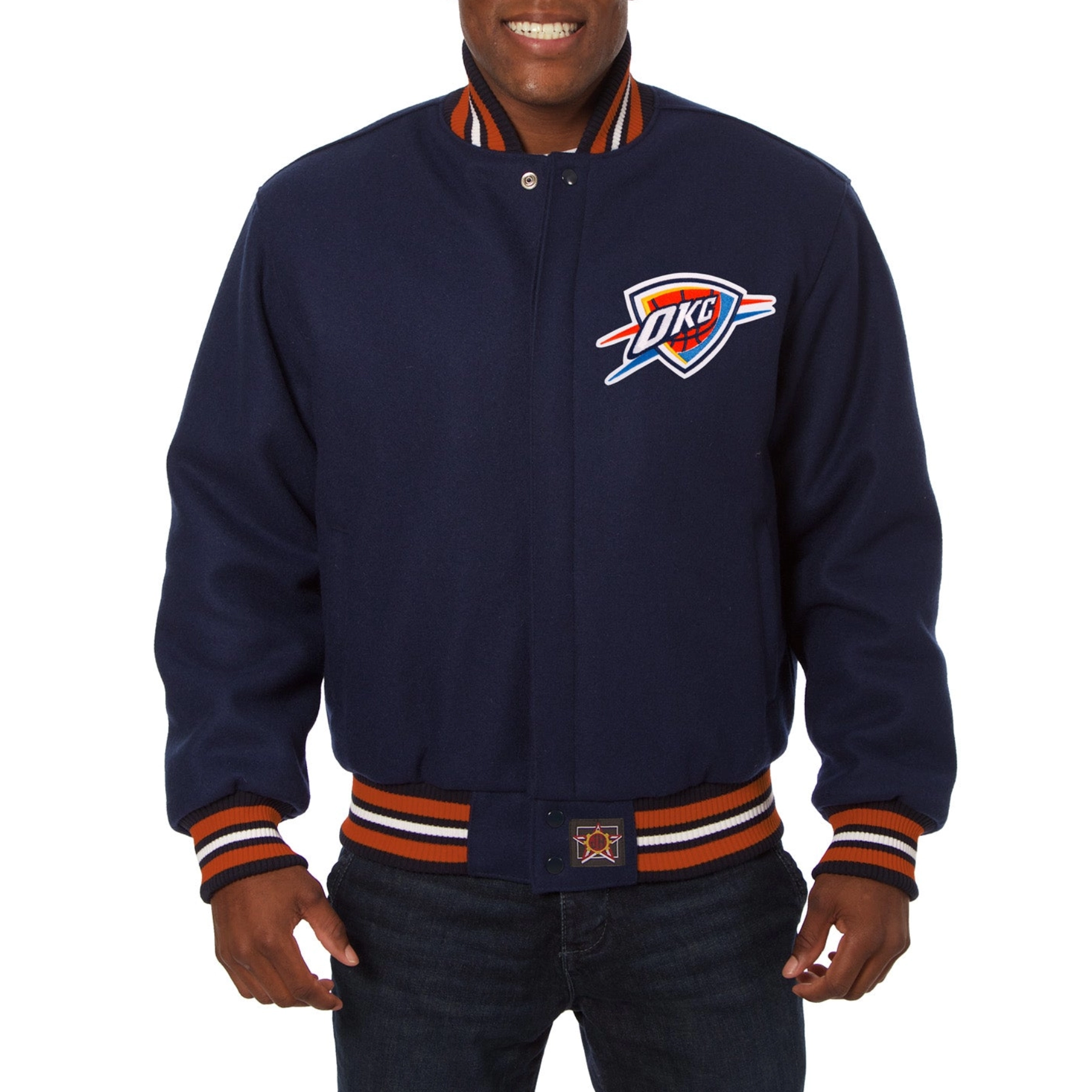 Oklahoma-City-Thunder-Handmade-Wool-Varsity-Jacket-Navy-1