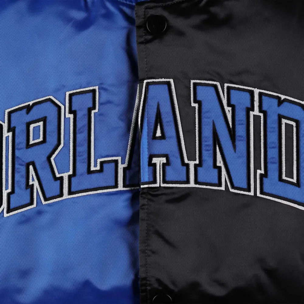 Orlando-Magic-Fast-Break-Satin-Varsity-Jacket-Black-Blue-3