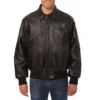 Orlando-Magic-Full-Leather-Bomber-Varsity-Jacket-Black-1