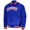 Philadelphia-76ers-Hardwood-Classics-Full-Snap-Satin-Varsity-Jacket-1