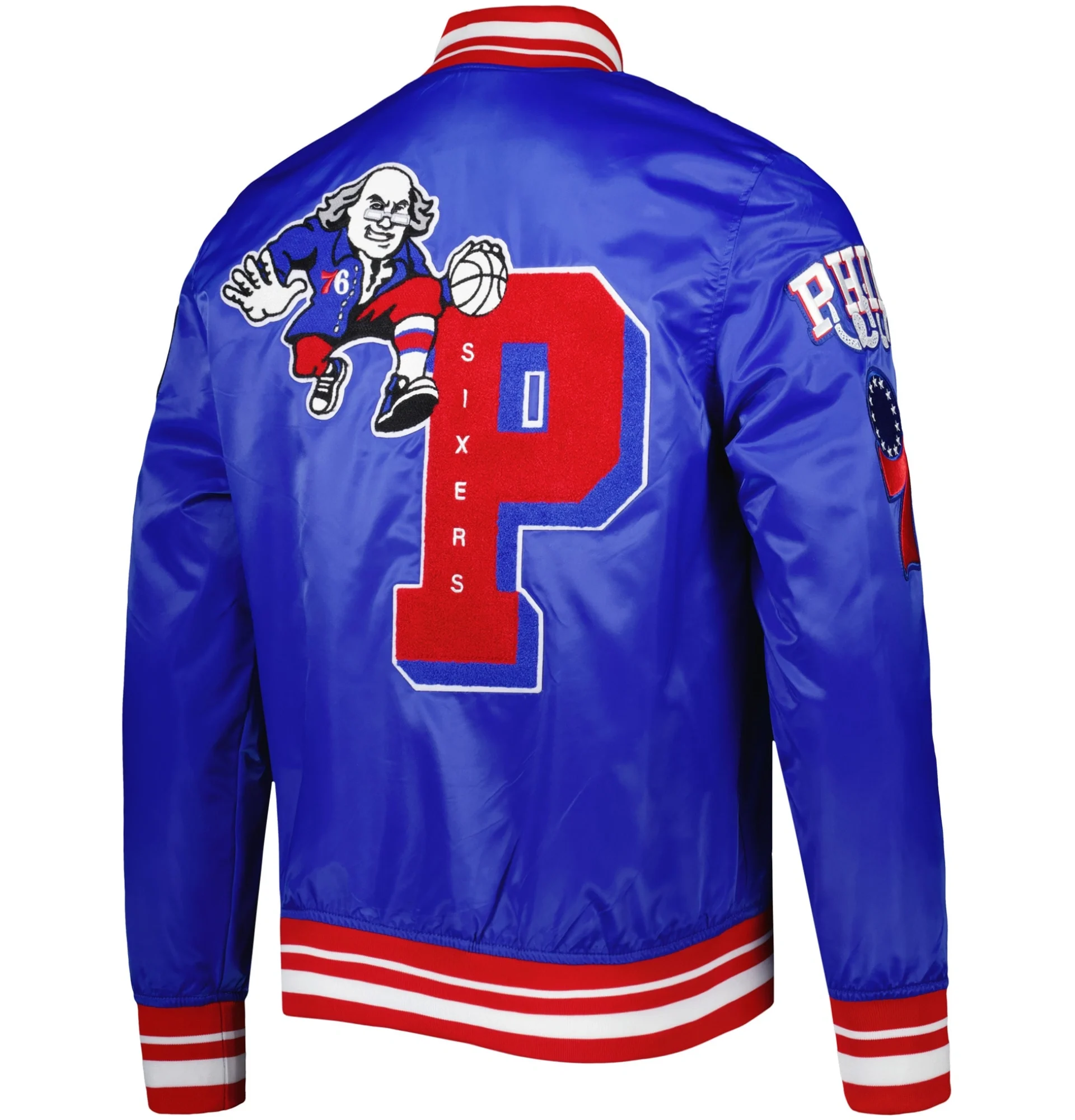 Philadelphia-76ers-Pro-Standard-Full-Snap-Satin-Varsity-Jacket-3-1
