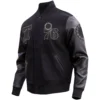 Philadelphia-76ers-Pro-Standard-Gold-Stitch-Black-Varsity-Jacket-1