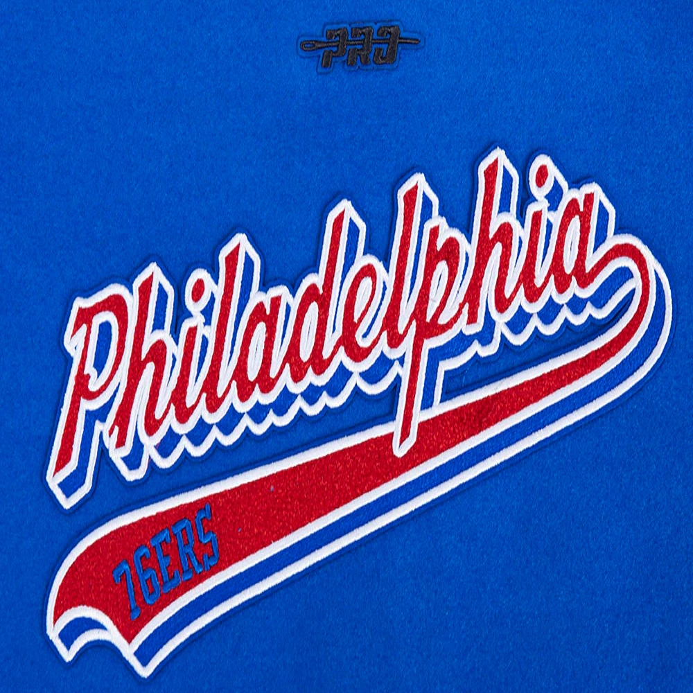 Philadelphia-76ers-Script-Tail-Womens-Wool-Leather-Varsity-Jacket-BlueWhite-1