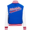 Philadelphia-76ers-Script-Tail-Womens-Wool-Leather-Varsity-Jacket-BlueWhite-5