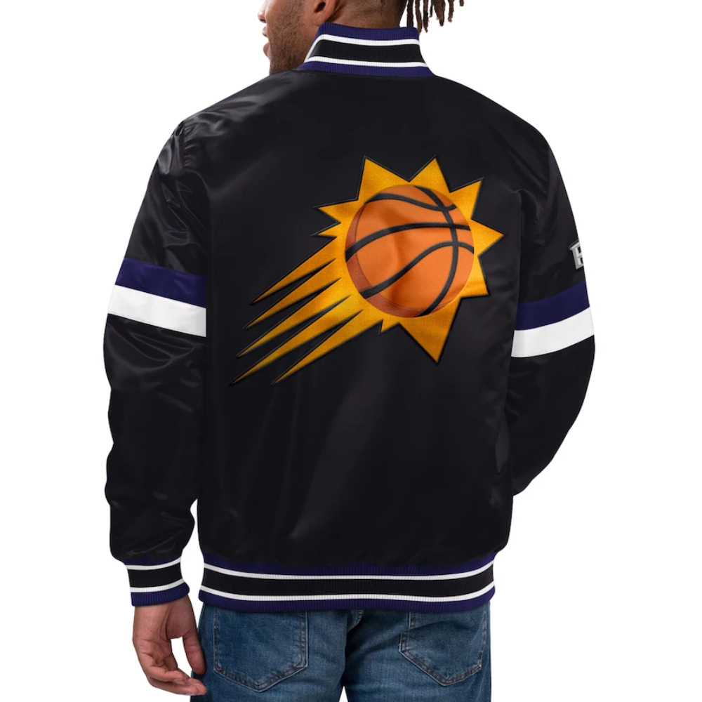 Phoenix-Suns-Home-Game-Satin-Varsity-Jacket-Black