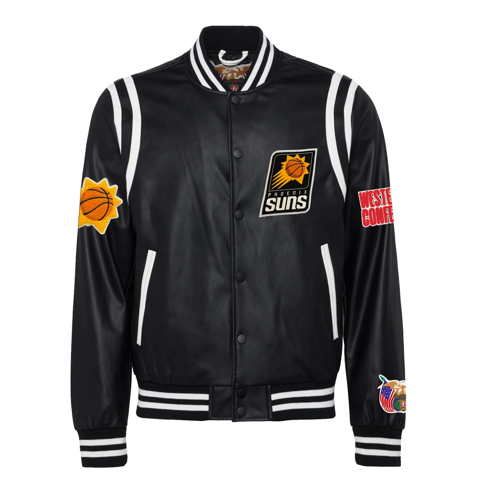 Phoenix-Suns-Leather-Varsity-Jacket-Black-1