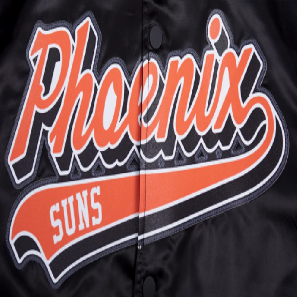 Phoenix-Suns-Pro-Standard-Script-Tail-Black-Satin-Varsity-Jacket-5
