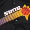 Phoenix Suns Raglan Full-Snap Satin Varsity Jacket - Image 3