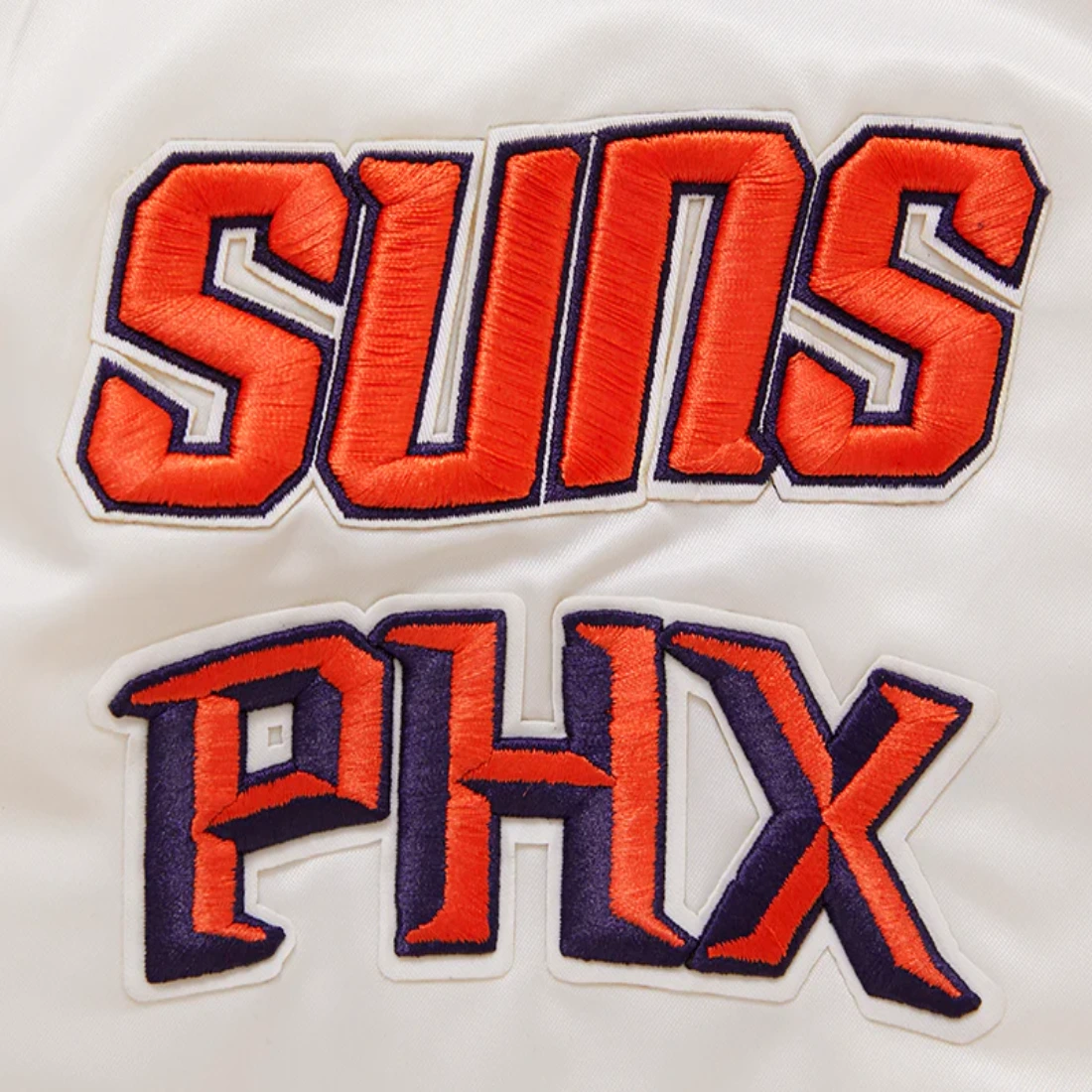 Phoenix-Suns-Retro-Classic-Full-Snap-Satin-Varsity-Jacket-Cream-6