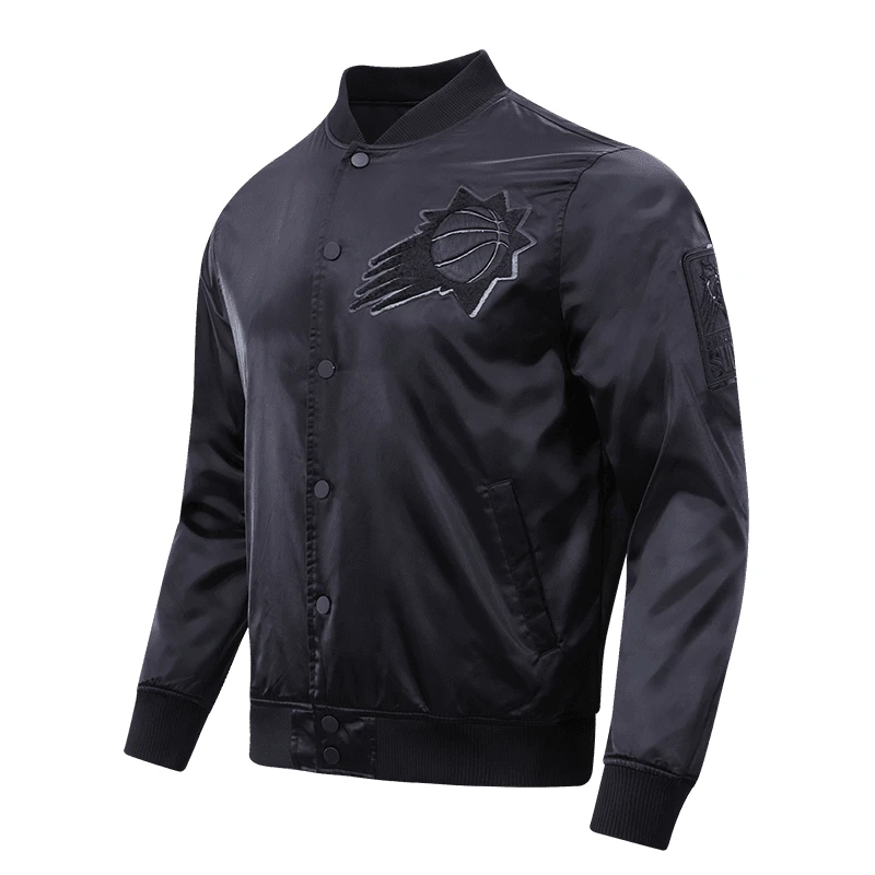 Phoenixa-Suns-Triple-Black-Satin-Varsity-Jacket-1