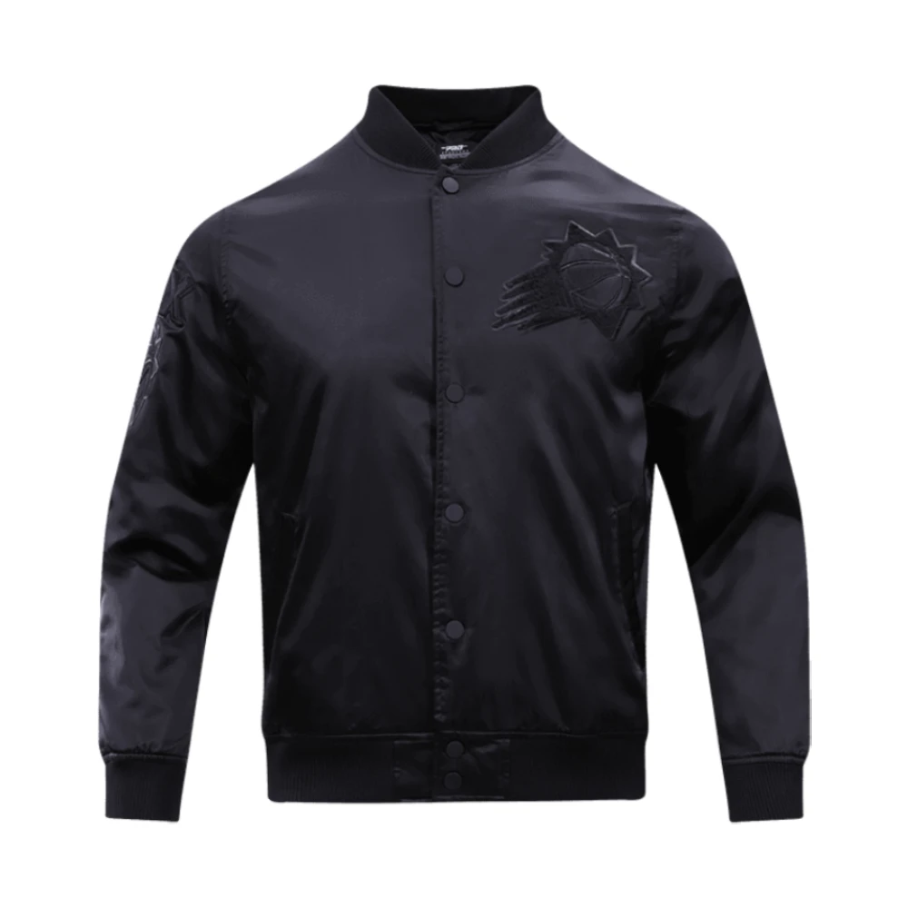 Phoenix-Suns-Triple-Black-Satin-Varsity-Jacket